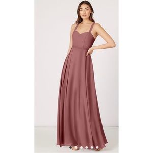 Azazie Simoan Desert Rose Size A8